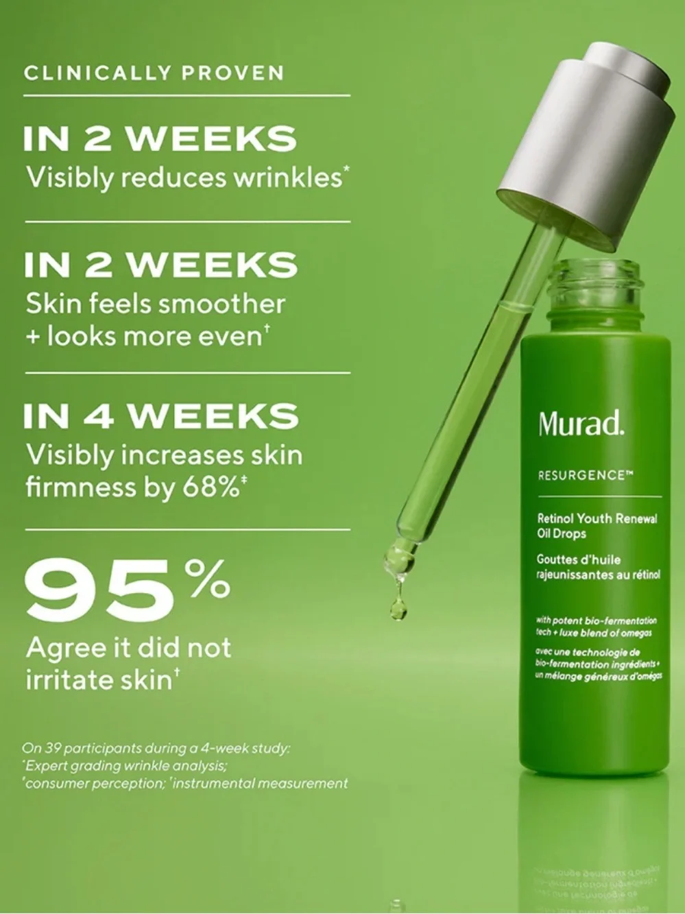 🌿 Murad Retinol Youth Renewal Oil Drops 1 oz Brand New In Box